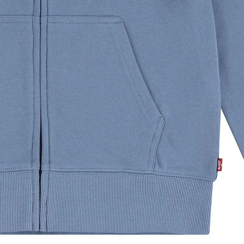 Sweat zippé à capuche Solid - Cornetblue-2