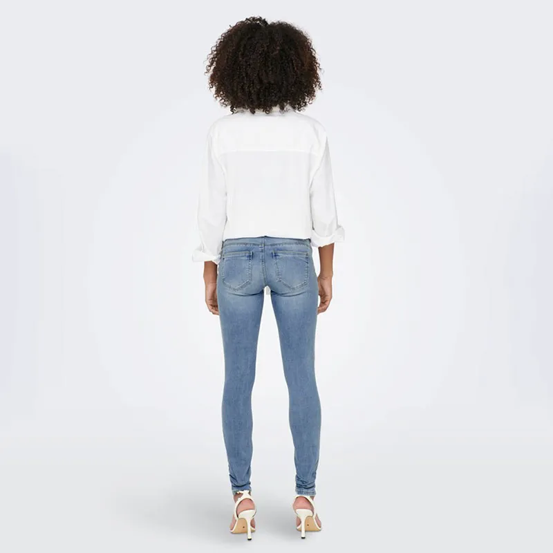 Jean de grossesse Skinny Wauw Only - Bleu denim-6