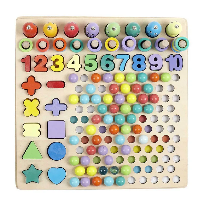 Jeu mathématique 3en1 évolutif - 31x32x8cm-0