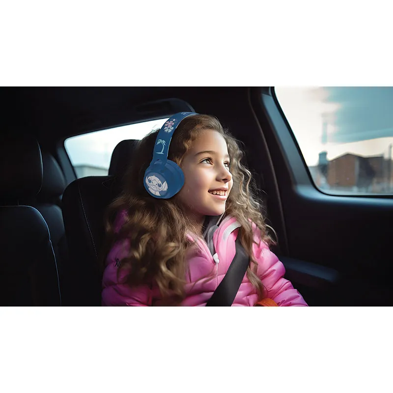 Casque Bluetooth avec effets lumineux Stitch - 4+-2