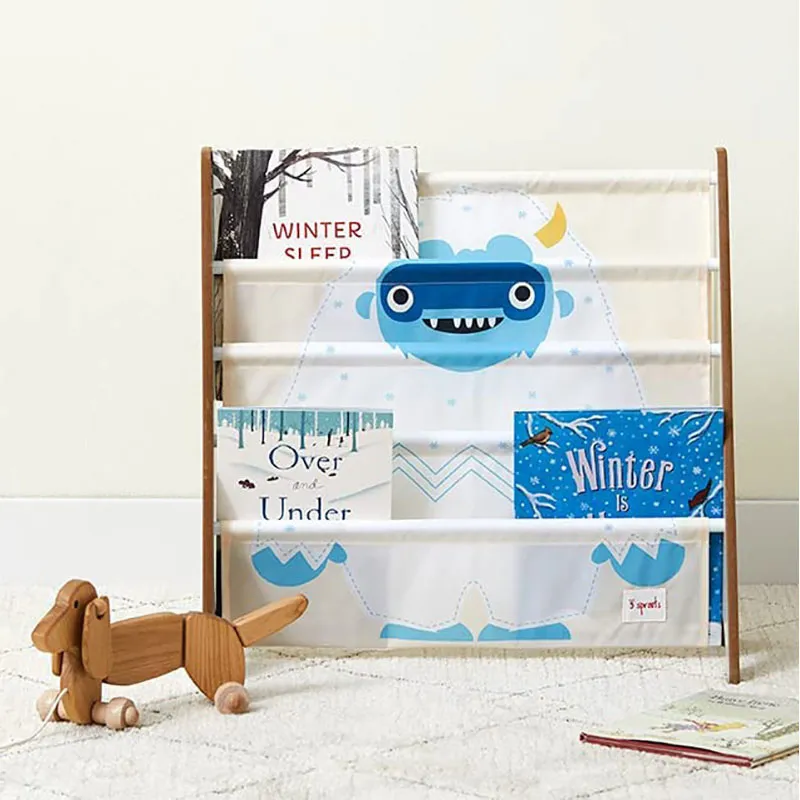 Bibliothèque en tissu Yeti - 61x62cm-0