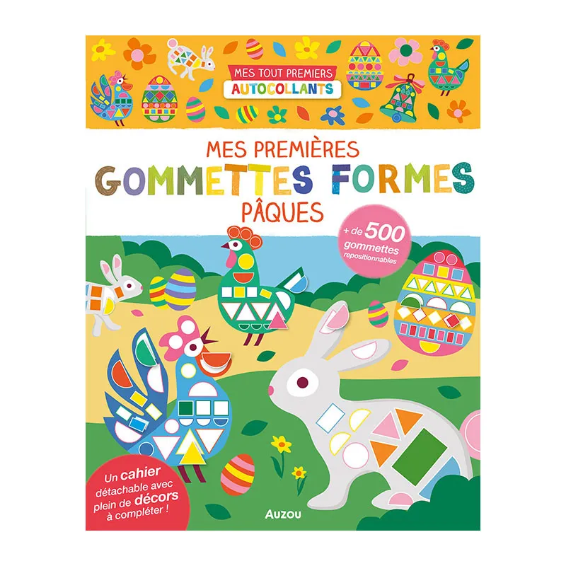 Mes premières gommettes formes Pâques - 36m+-0