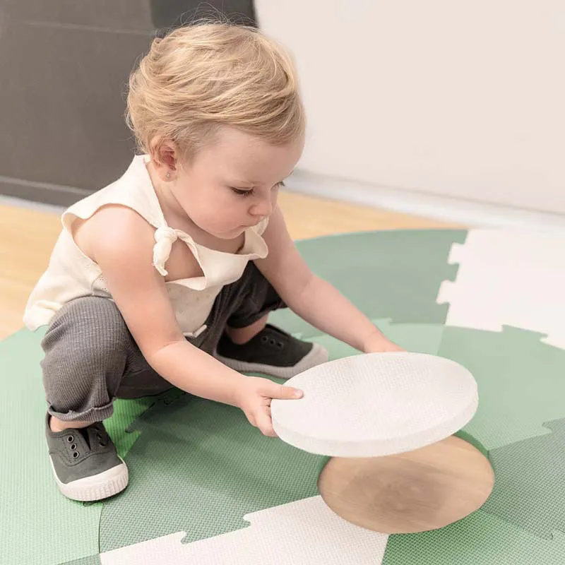 Tapis de jeux à assembler Playmat Vert - 18m+-1