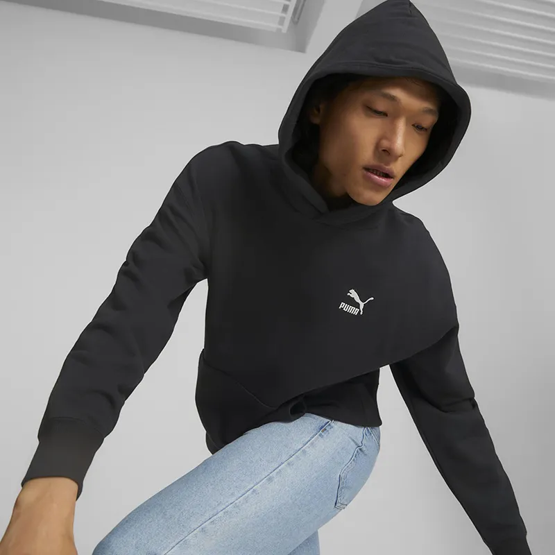 Sweat à capuche Homme Classics Relaxed Puma - Noir-2