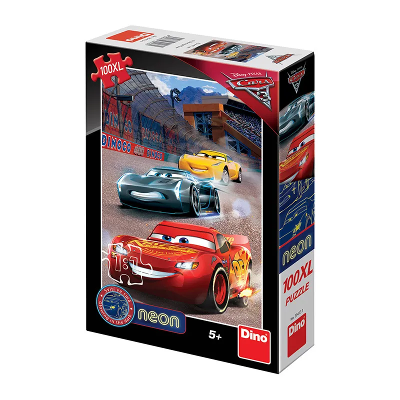 Puzzle XL Néon 100pcs Cars - 5+-1