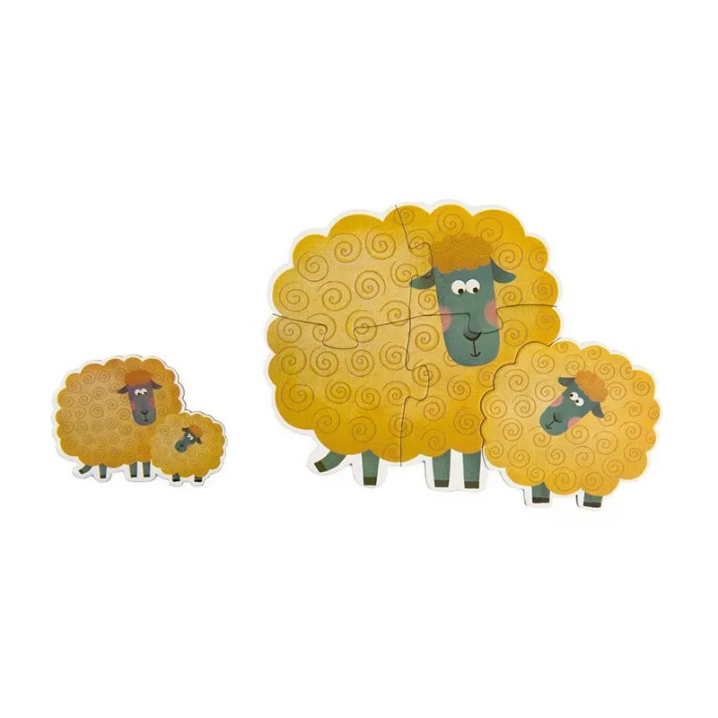 Mon 1er Puzzle Animaux/Bébé 21pcs - 24m+-7