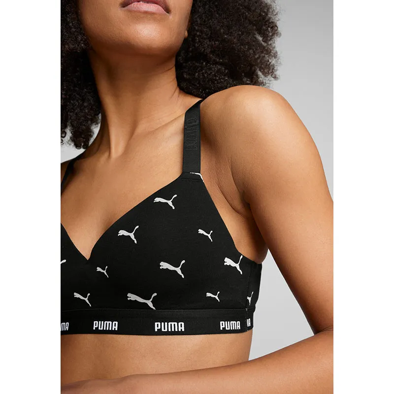 Brassière rembourrée Femme Cat Puma - Noir-6