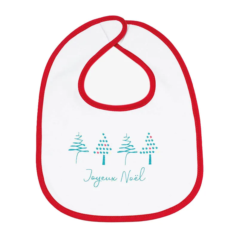 2 Bavoirs 1er âge Noël - 22x30cm-3