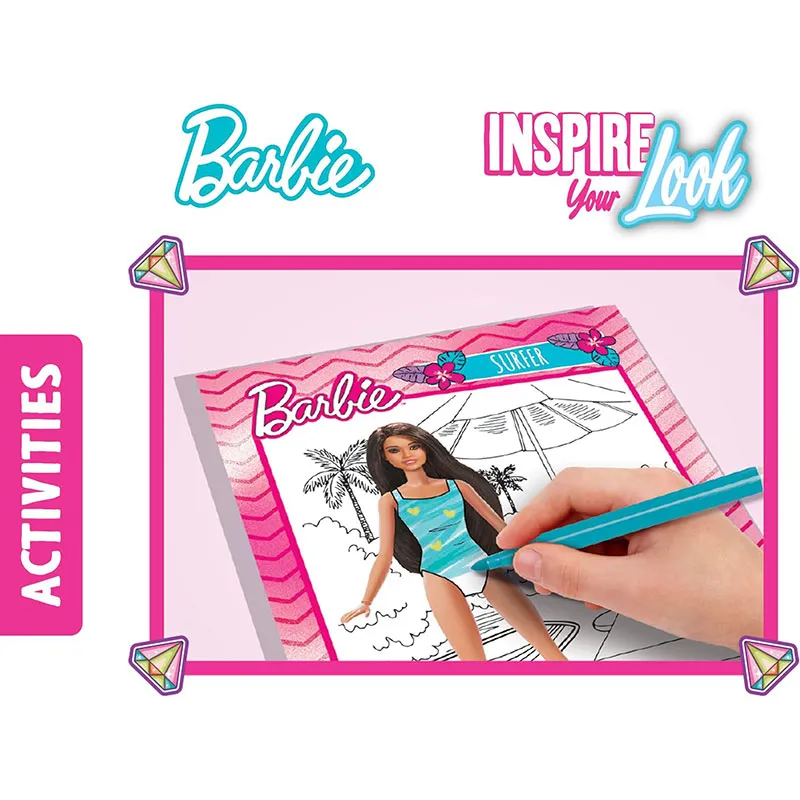 Carnet de dessin Barbie - 5+-3