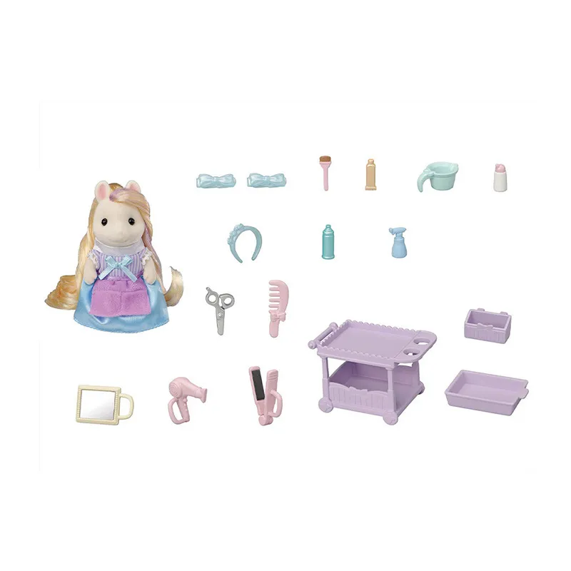 Maman poney & son kit de coiffure - 18pcs-1