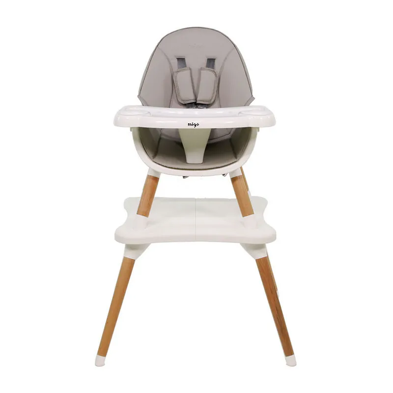 Chaise Haute Évolutive Eva Gris - 6-36m-1