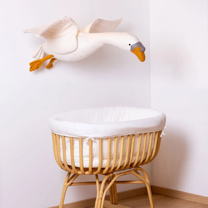 Peluche à suspendre Cygne Blanc-0