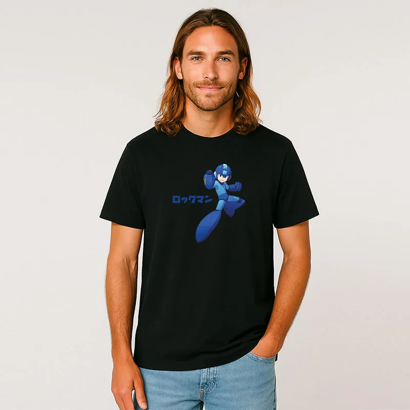 T-shirt BIO Homme Megaman 7 - Noir-0