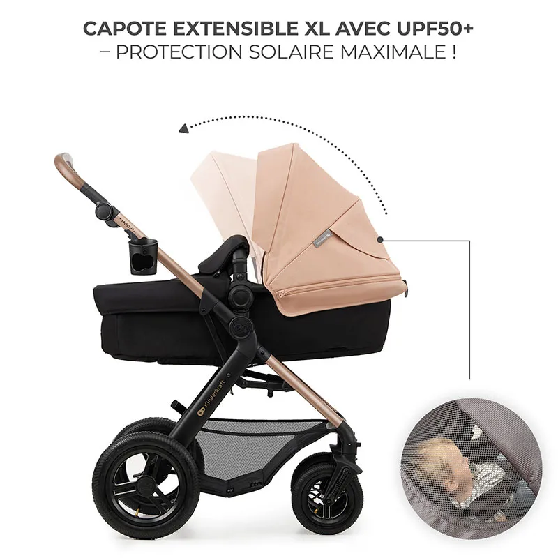 Poussette Moov 2 Air 4en1 Beige rosé - 0m+-12