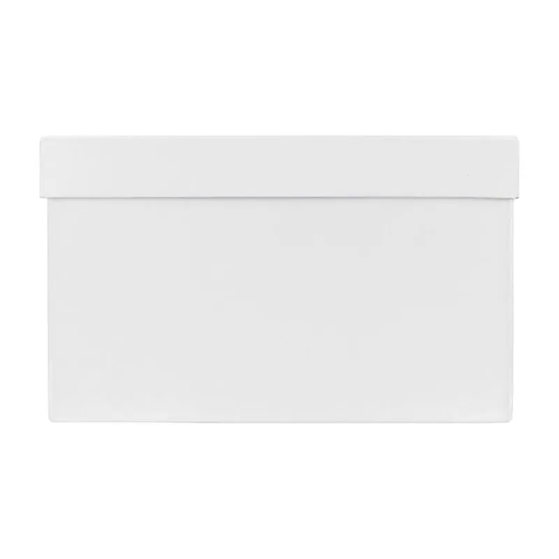 Urne carrée Carton Blanc - 24,5x15cm-1