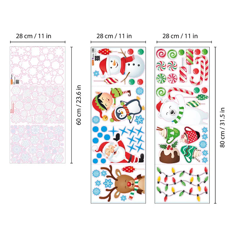 Stickers - Personnages de Noël & Candy-7