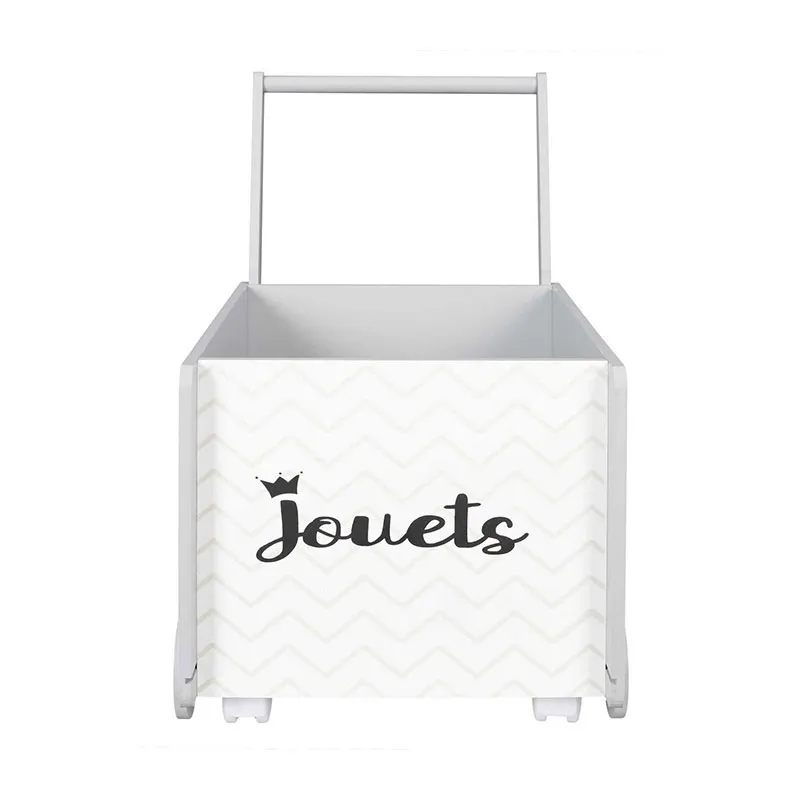 Chariot de rangement enfant Gris - 35x47x48cm-2