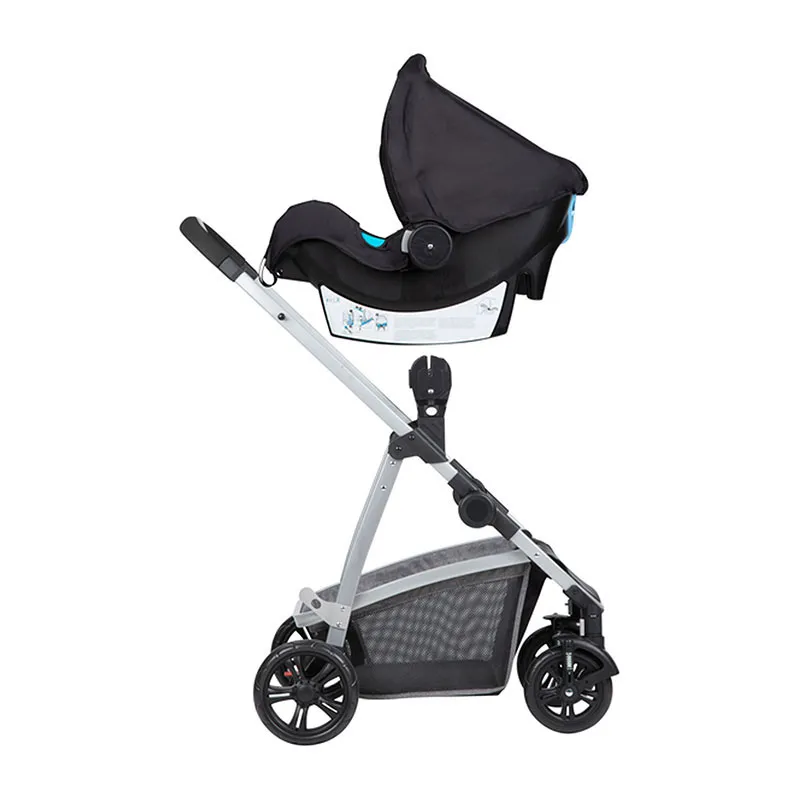 Trio Poussette Hello 2en1 + Cosi Black Chic sans base - 0m+-7