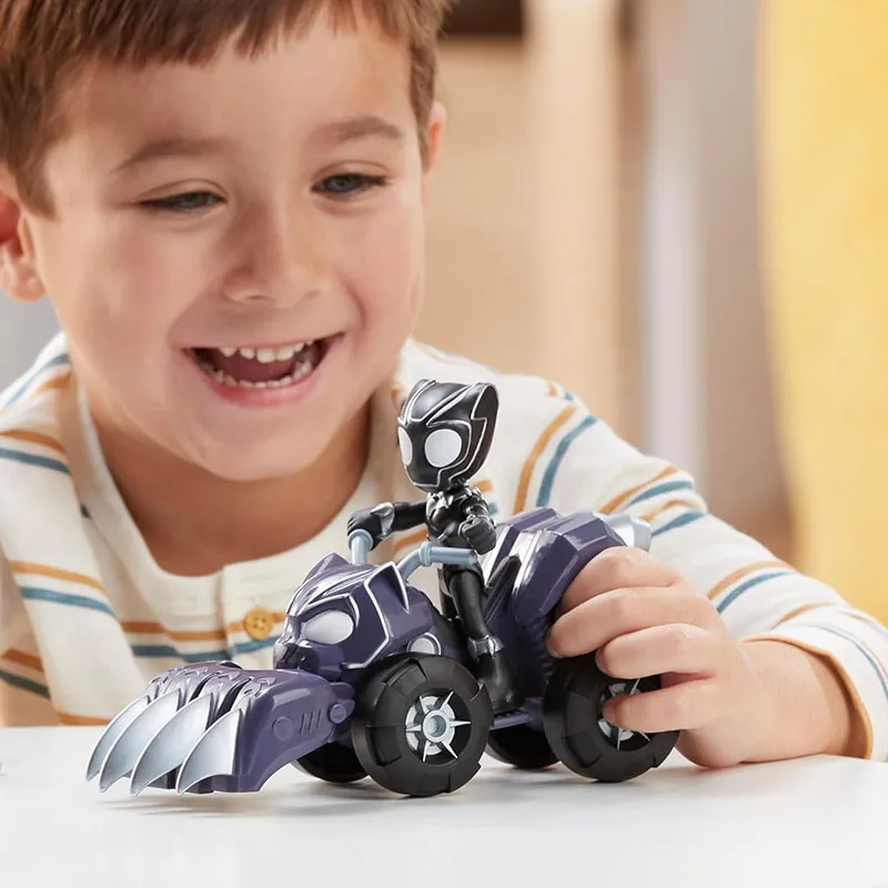Coffret Black Panther & moto Spidey - 36m+-7