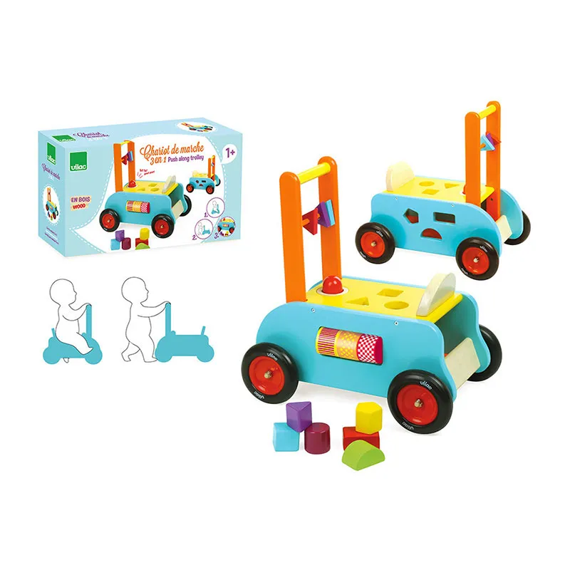 Chariot de marche 3en1 - 12m+-3