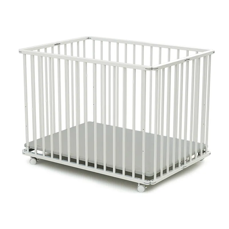 Parc pliant Webaby Blanc/Gris - 70x100cm-0