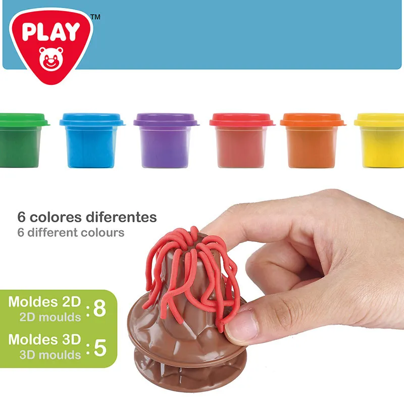 Coffret de pâte à modeler Dinosaure - 36m+-3