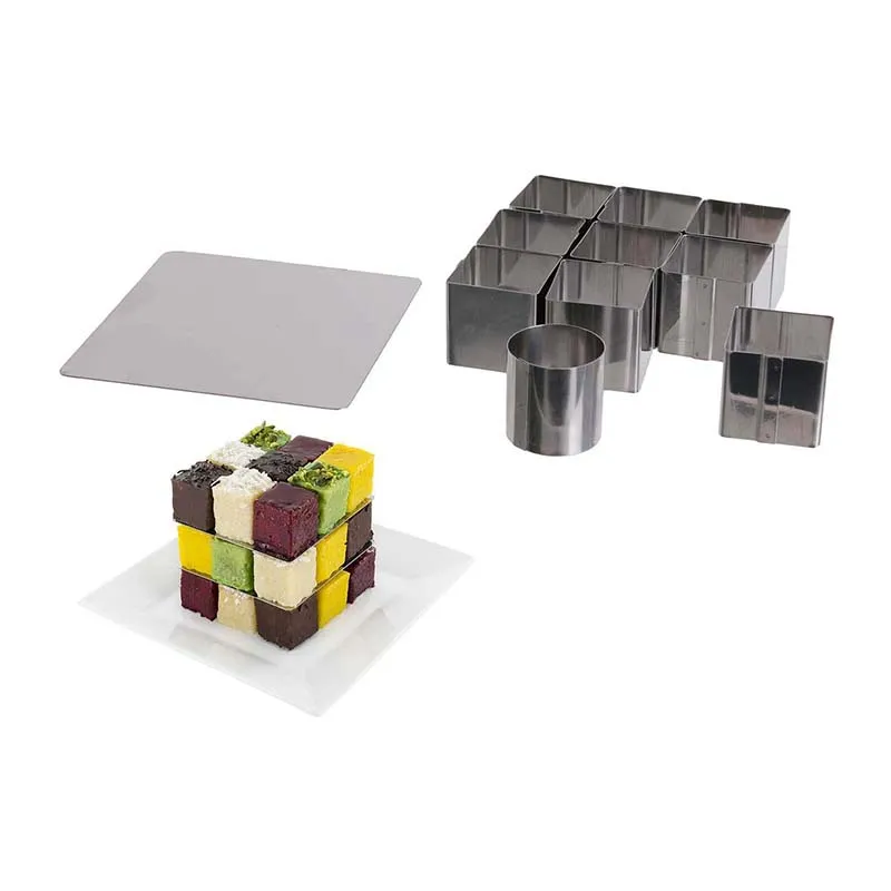 Moule Gâteau Inox - 29pcs-2