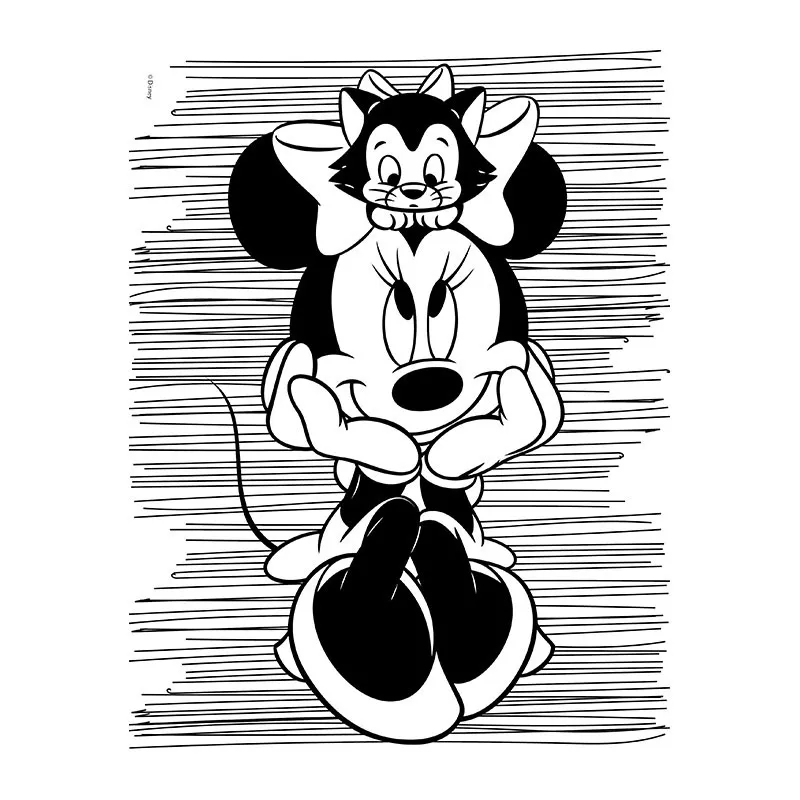 Stickers & Coloriage Minnie 100pcs - 36m+-1