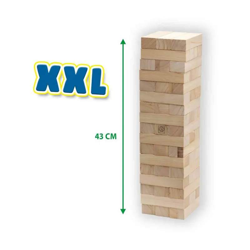 Jeu d'exterieur Tour à empiler XXL - 5+-4