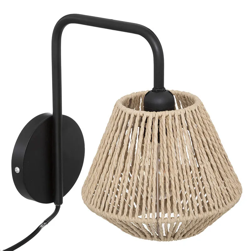 Applique en corde Jily Naturel - Ø18cm-0