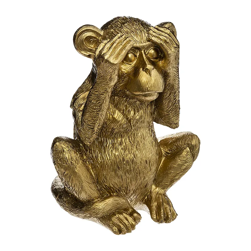 3 Singes Sagesse Sama - 13x12,8x17,2cm-1
