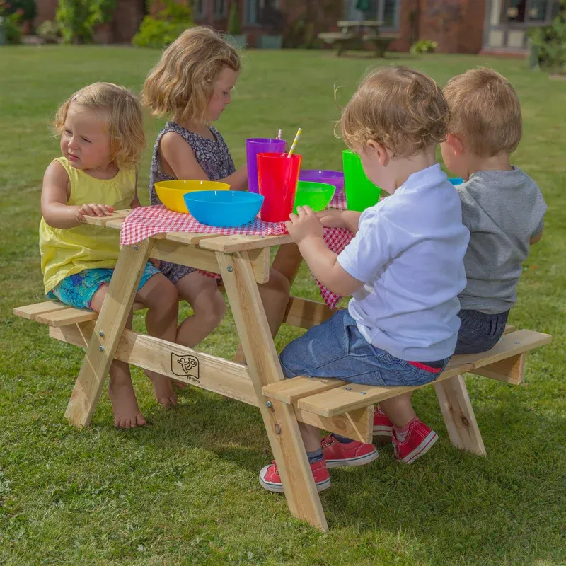 Table de pique-nique Forestiere bois - 90x70x50cm-1