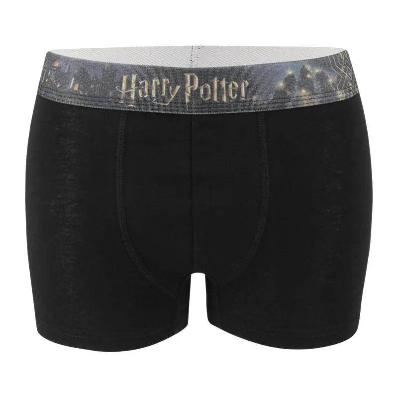 4 Boxers Homme Harry Potter - Gris-2