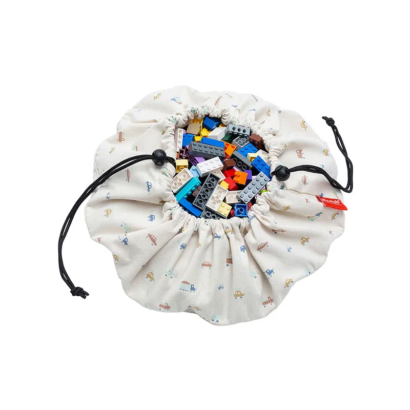 Mini Sac à jouets Voitures - ø40cm-0