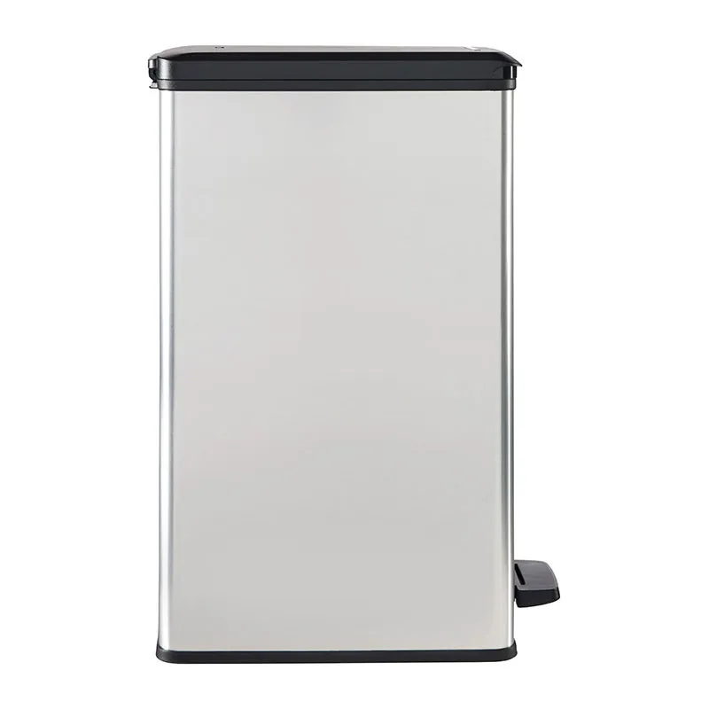 Poubelle à pédale rectangulaire Slim - 40L-2