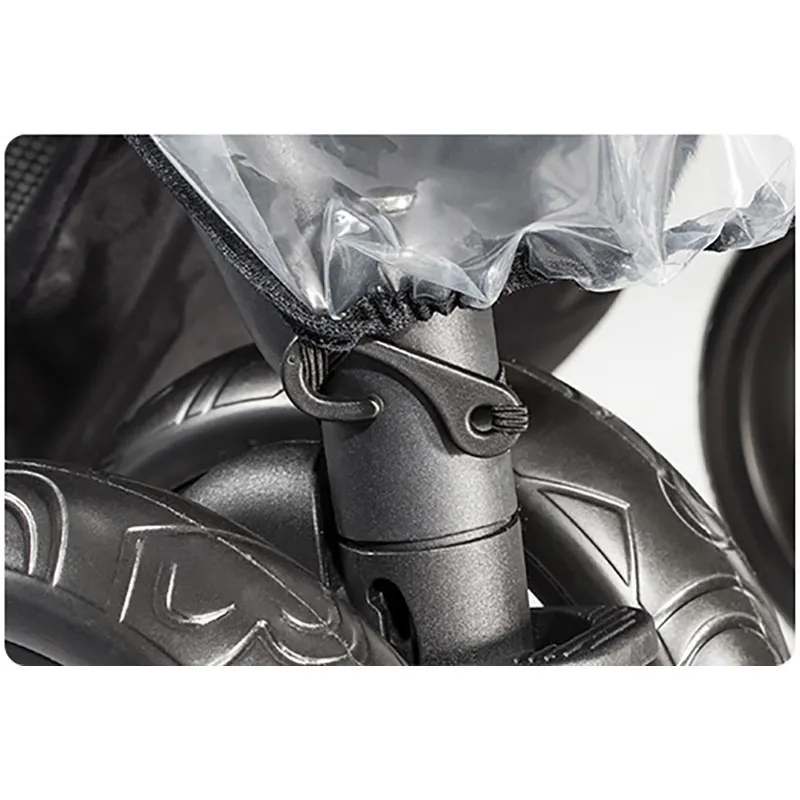 Habillage Pluie Universel pour Poussette Double-2