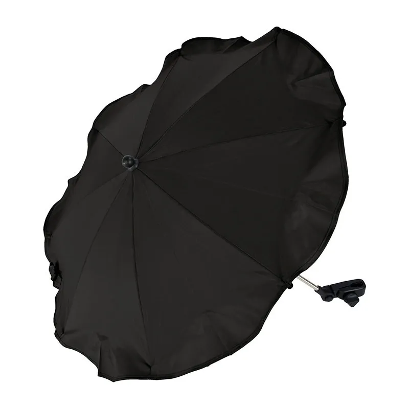 Ombrelle Ronde universelle poussette - Noir-0