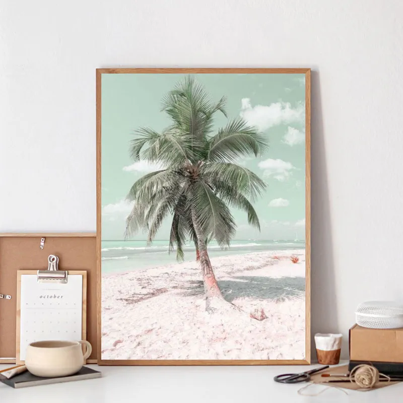 Toile Summer Été Palmier - 30x40cm - MA LITTLE CANV-0