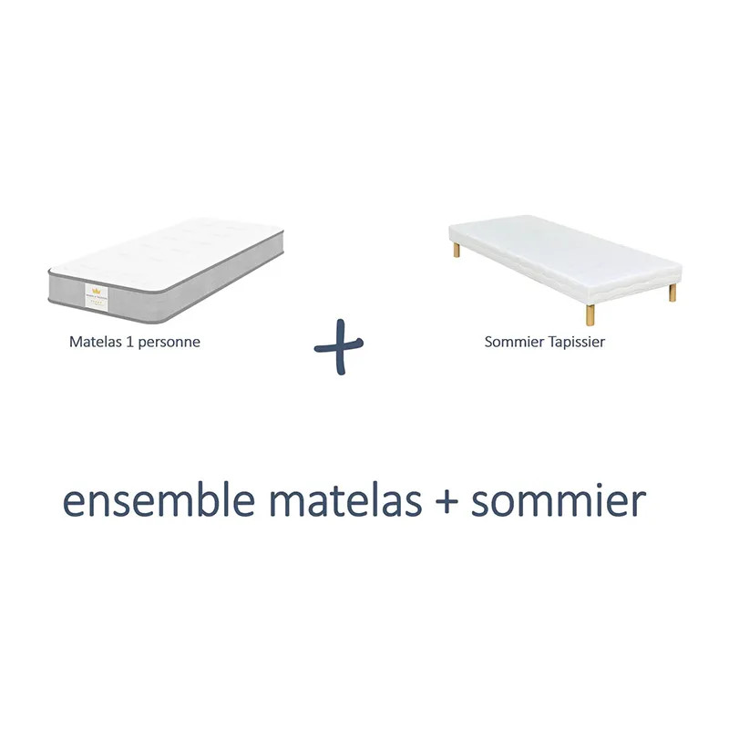 Matelas ép. 17cm + sommier Windsor-4