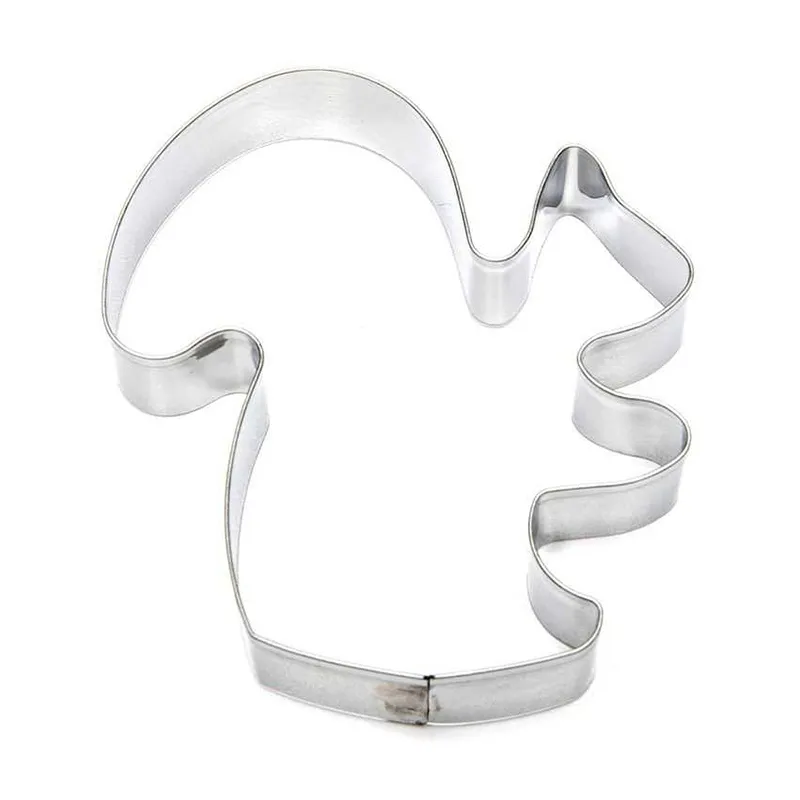 3 Emportes pièce Animaux Inox Aléat. - 8x8x2cm-2