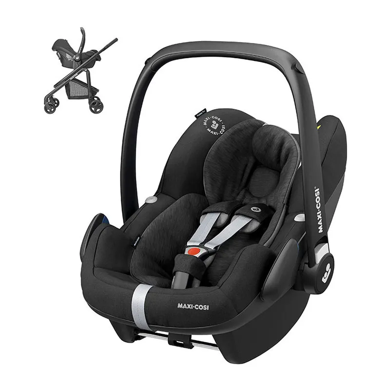 Trio Poussette Compacte Adorra2 Twillic Black + Cosi Pebble Pro sans base + Nacelle Oria - 0m+-11