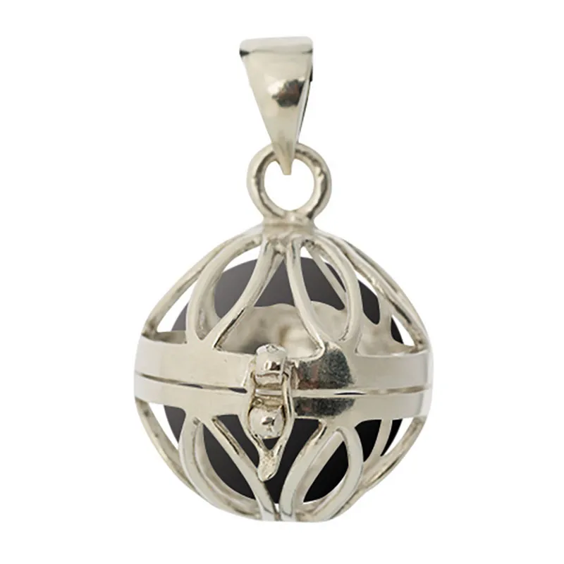 Bola Collier de grossesse - Cage with black bola-0