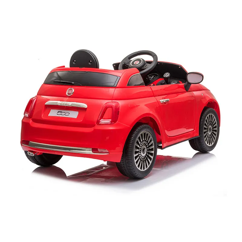 Voiture élec. Fiat 500 Rouge - 36m+-6