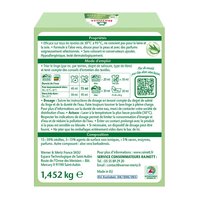 2 Lessives en poudre Aloe Verra - 44 lavages-2