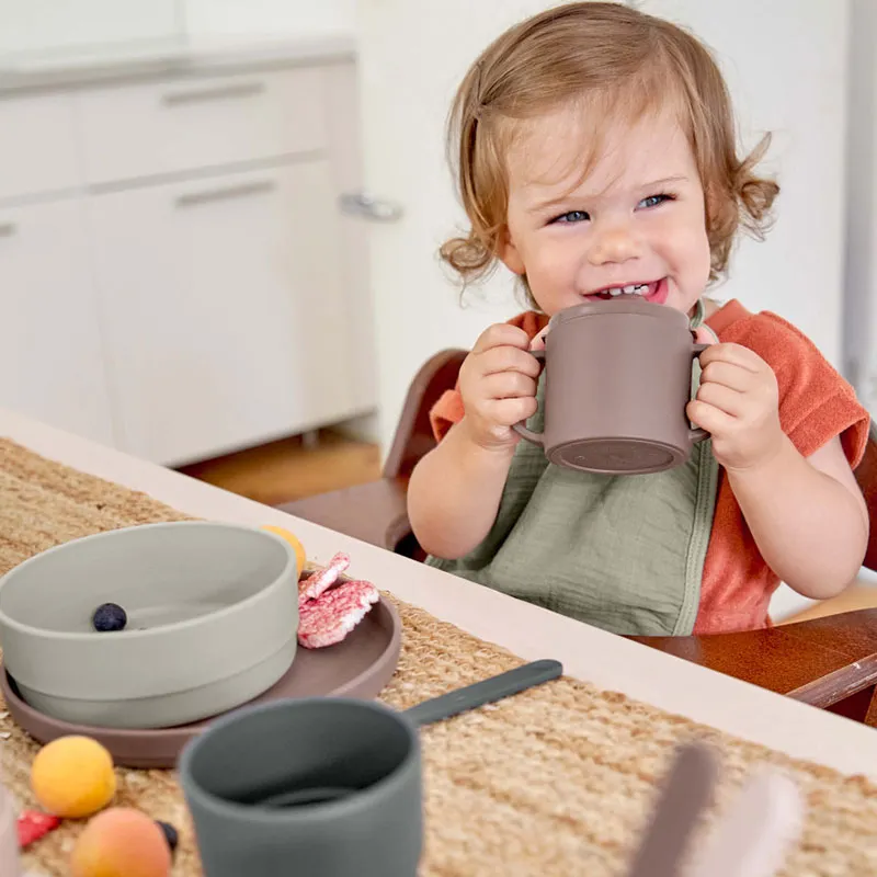 Tasse à bec avec anses - Uni Choco-3