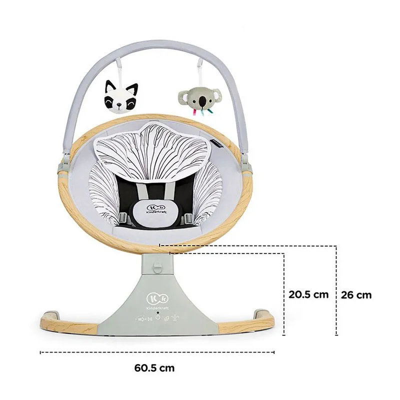Transat Balancelle 2en1 Lumi Wooden - 0m+-6
