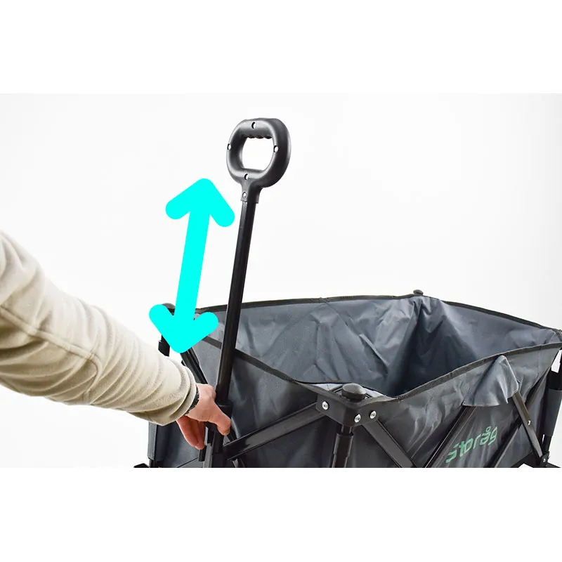 Chariot de plage pliable - 90x50x55cm-4