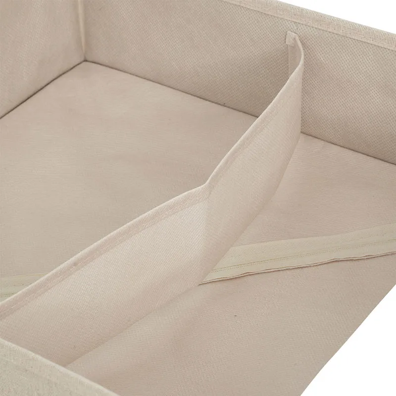 Rangement tiroirs Dressy + 2 compartiments Beige - 36x36cm-2