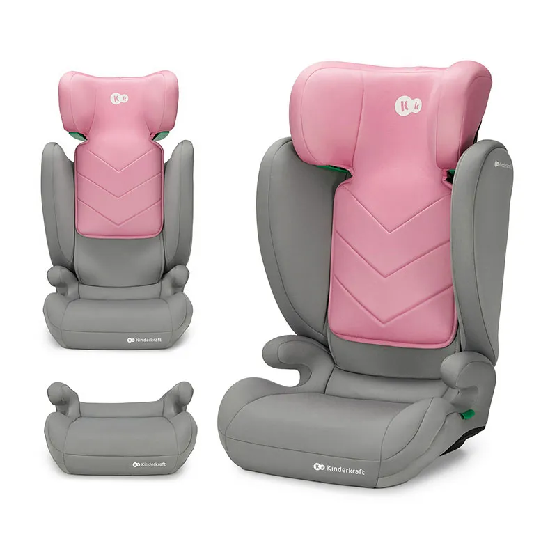 Siège-auto I-Size/Ceinturé I-SPARK 100-150cm - Rose-1