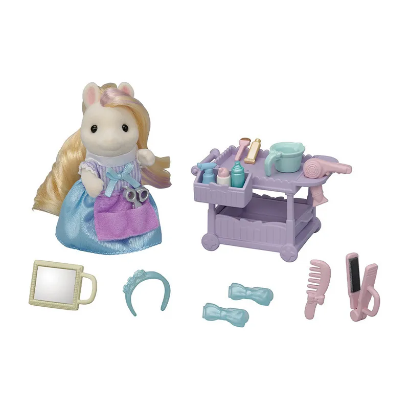 Maman poney & son kit de coiffure - 18pcs-0